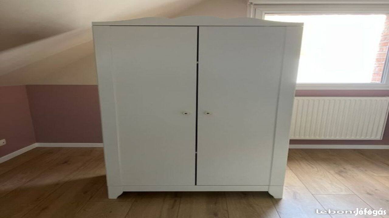 Fehér ikea hensvik szekrény
