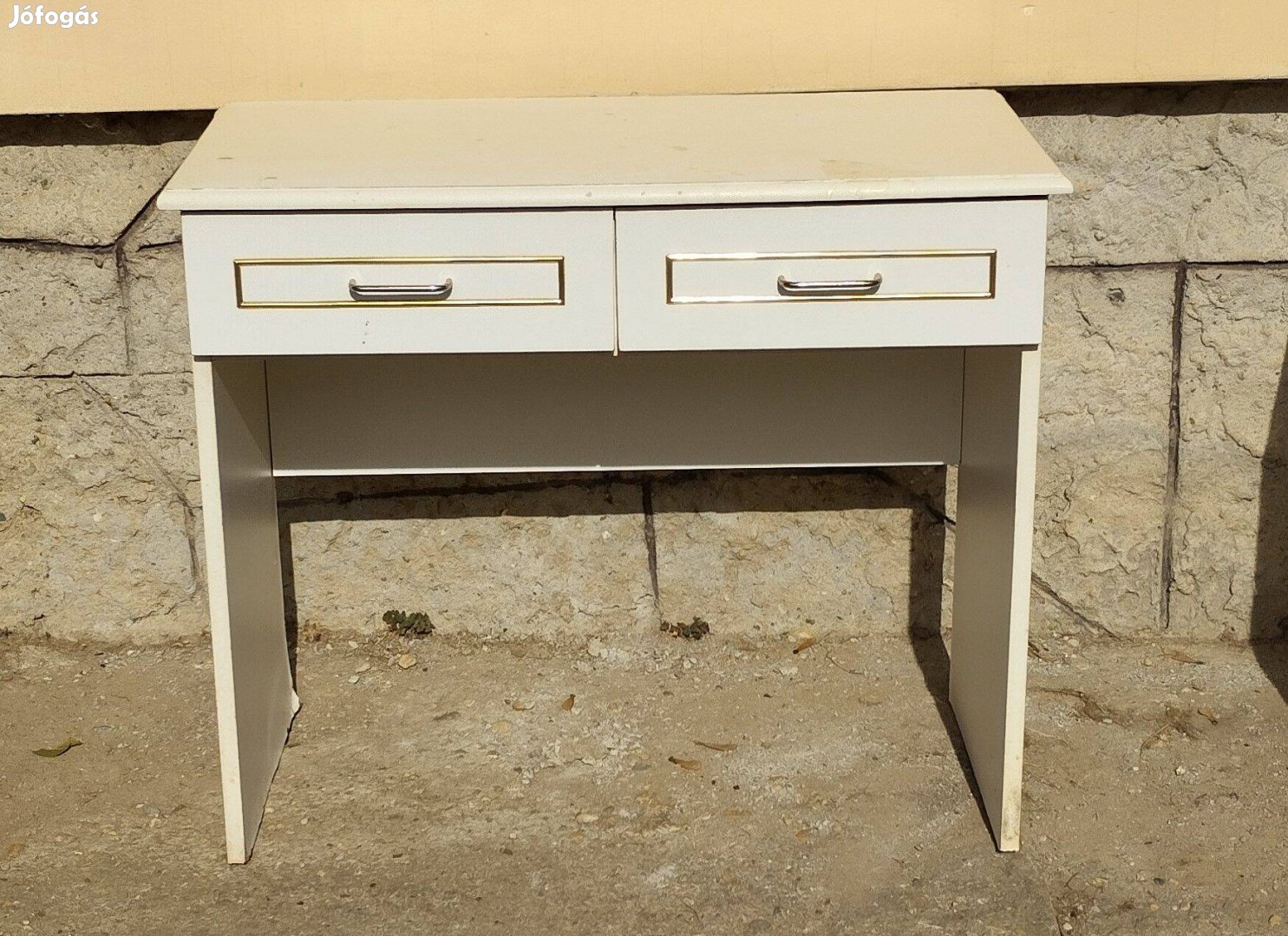 Fehér íróasztal 88 × 44 cm
