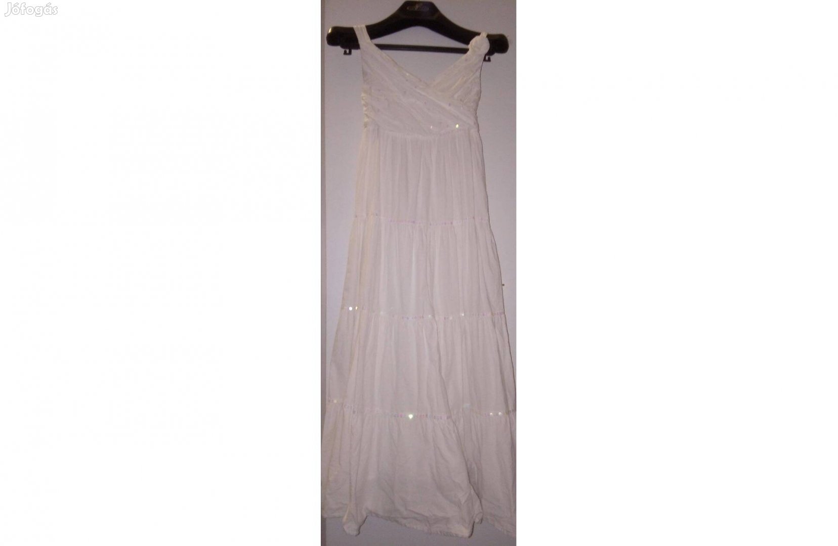 Fehér maxi ruha 128-134