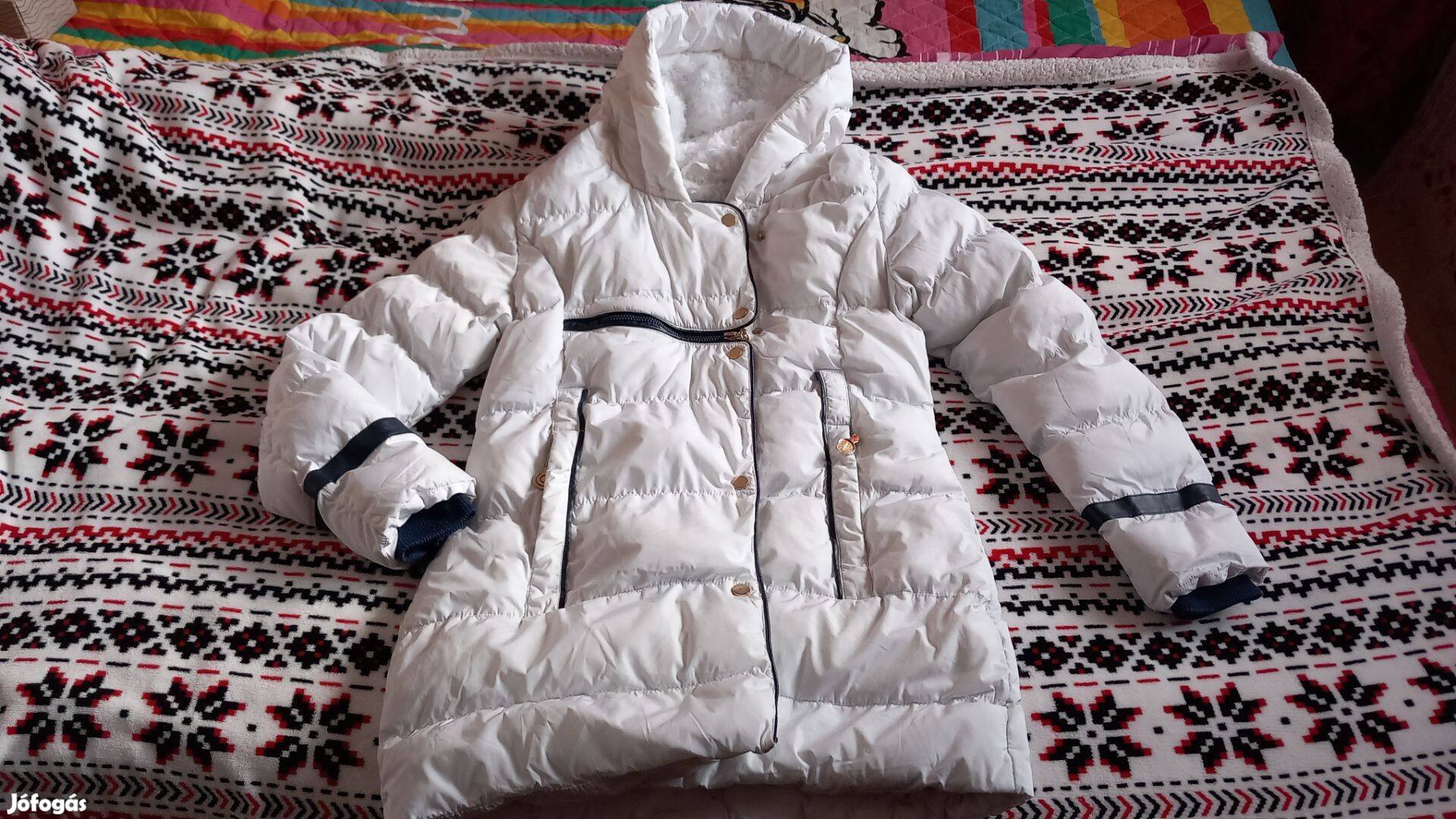 Feher meleg noi telikabat, ml, mb 55cm