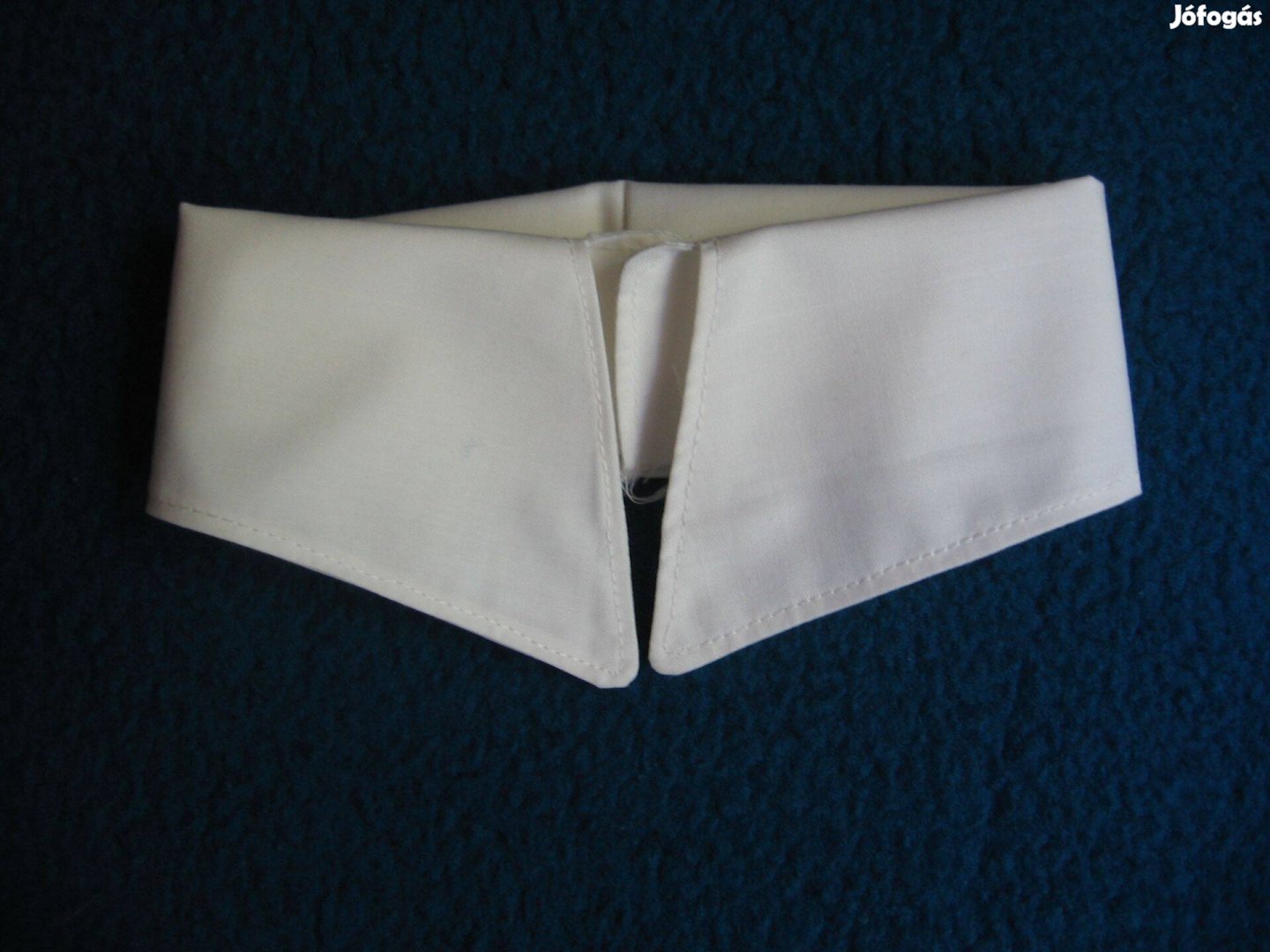 Fehér női blúzgallér, 40 cm