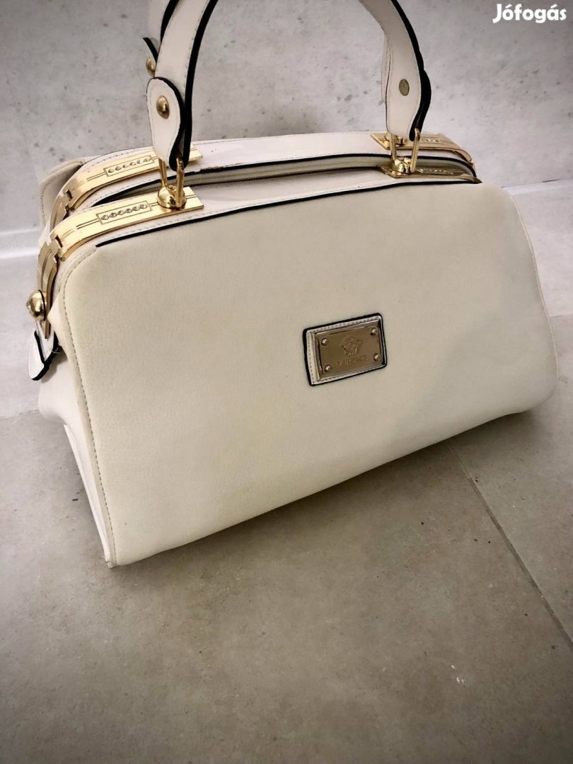 Fehér női táska, kézi táska