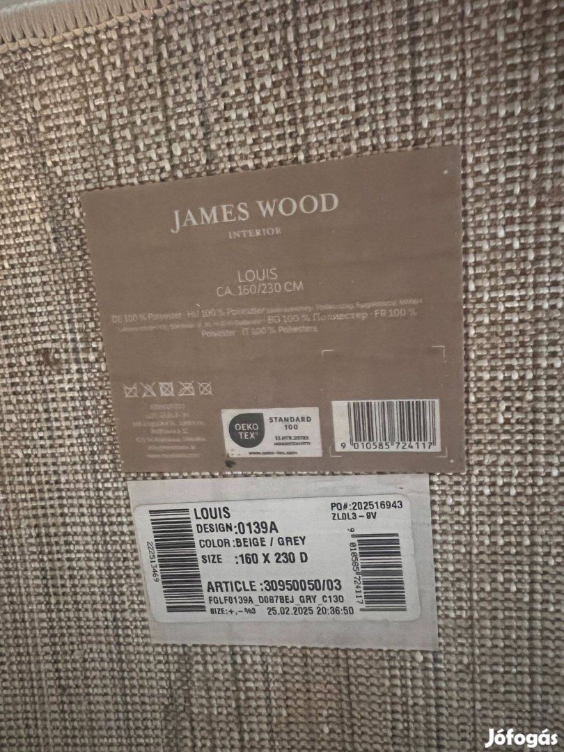 Fehér szőnyeg, alig használt eladó