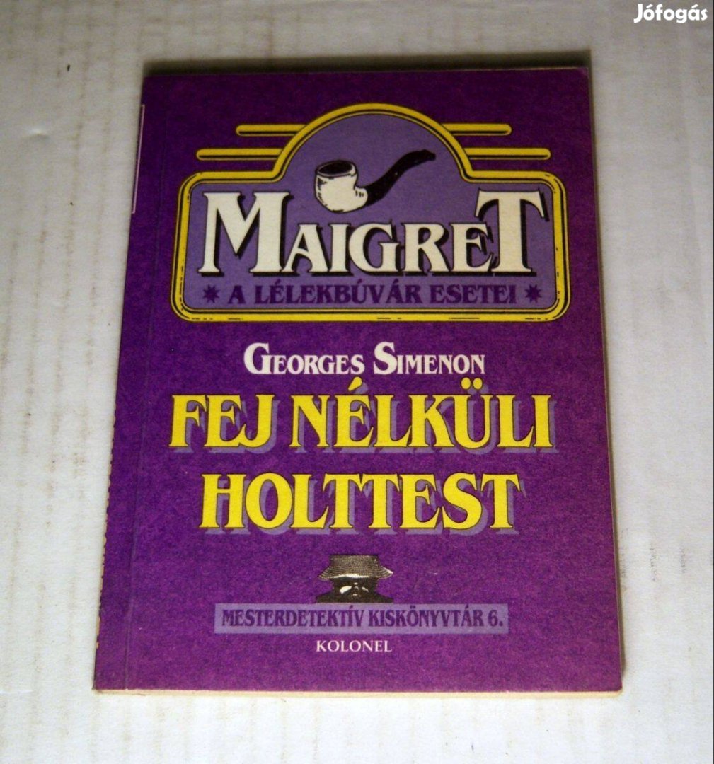 Fej Nélküli Holttest (Georges Simenon) 1990 (5kép+tartalom)