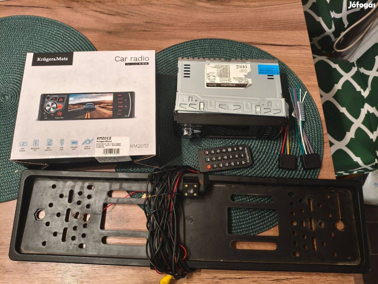 Fejegység + tolató kamera