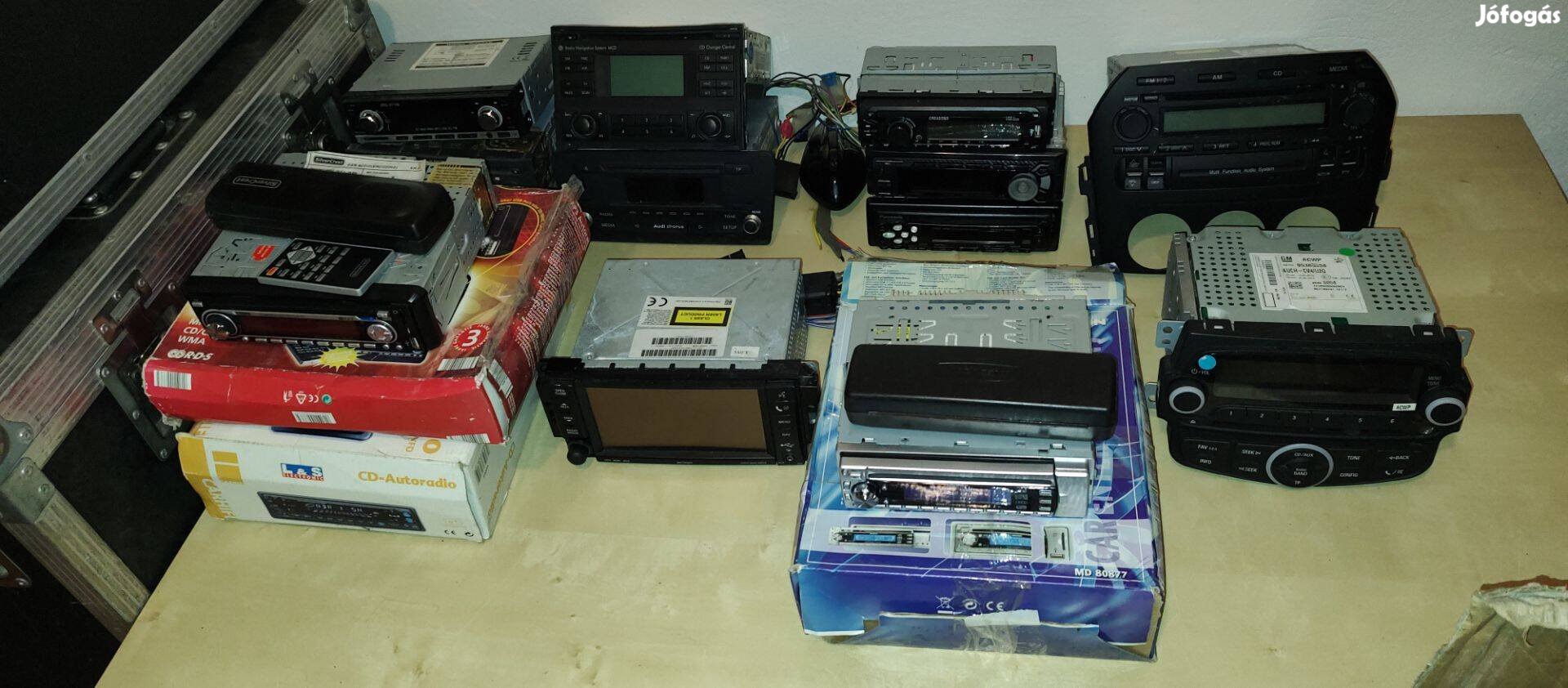 Fejegység, autórádió csomag 13db egyben olcsón