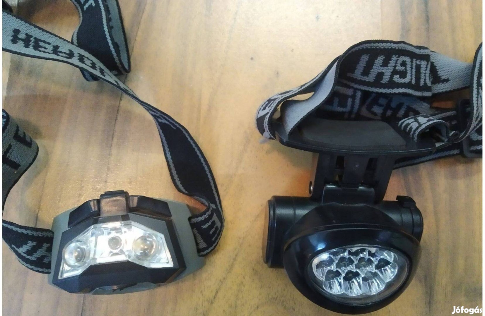 Fejlámpa 3db AAA elemmel headlamp LED lámpa