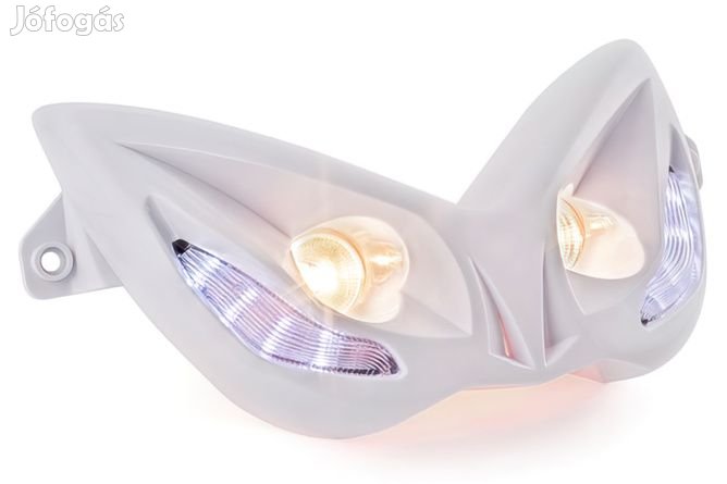 Fejlámpa EVO 2 kék LED-ekkel MBK Nitro Yamaha Aerox fehér