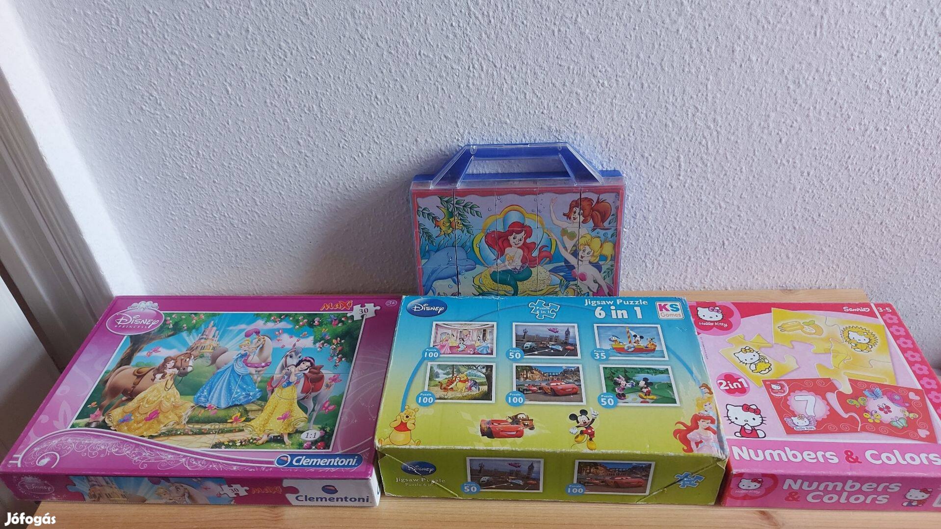 Fejlesztő játékok 3 éves kortól maxi puzzle mesekocka lányoknak Disney
