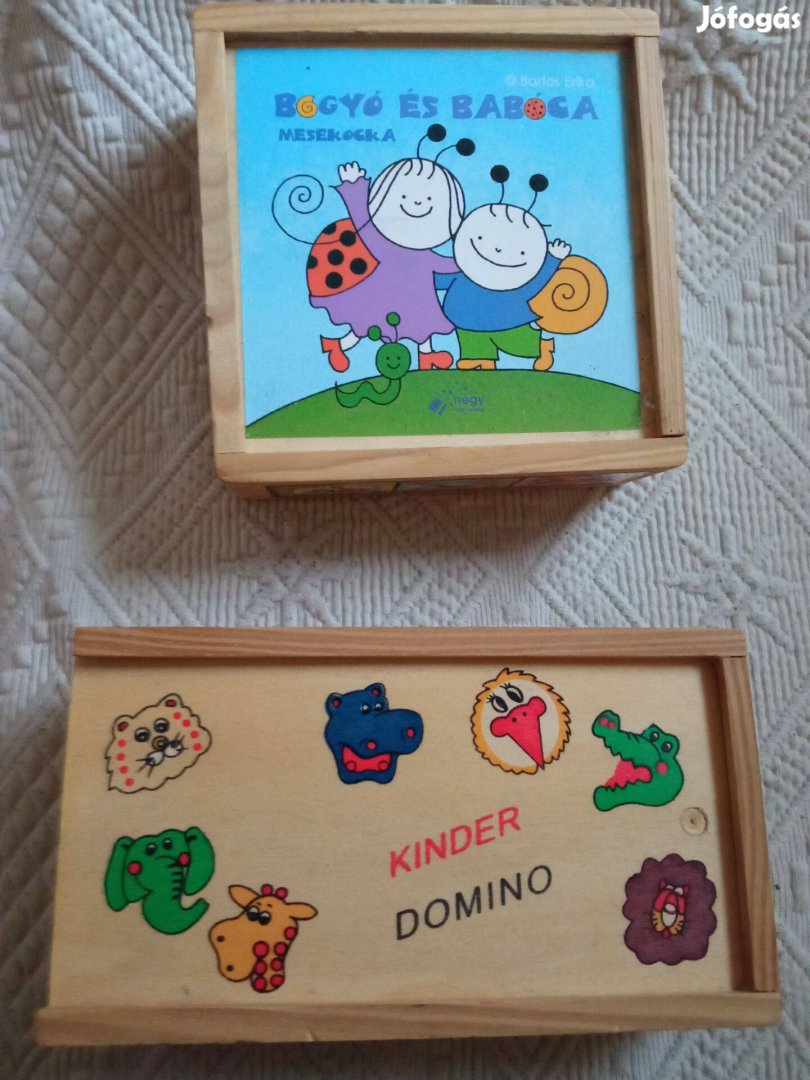 Fejlesztő játékok Bogyó és Babóca,állatos dominó