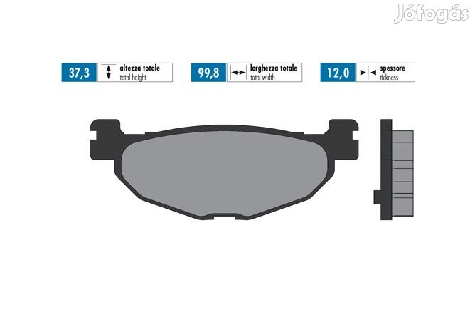 Fékbetétek Polini Eredeti Yamaha Tmax