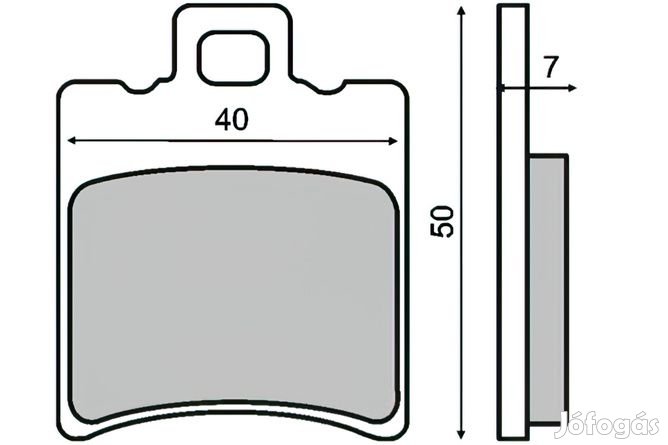 Fékbetétek RMS Yamaha Aerox / BWs