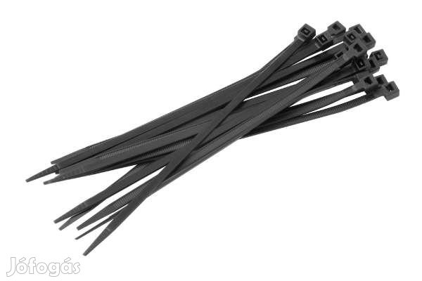 Fekete 100db gyorskötöző gyorsrögzítő kábelkötegelő gyorskötegelő