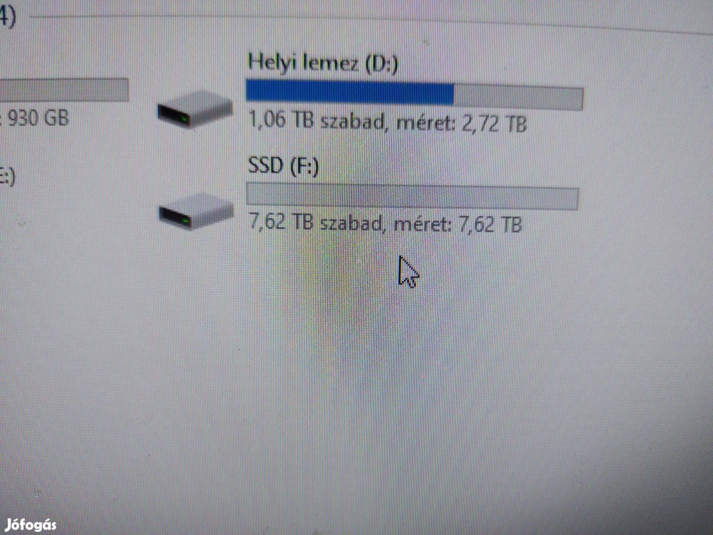 Fekete 8 TB Külső SSD Új, tesztelés miatt bontott!