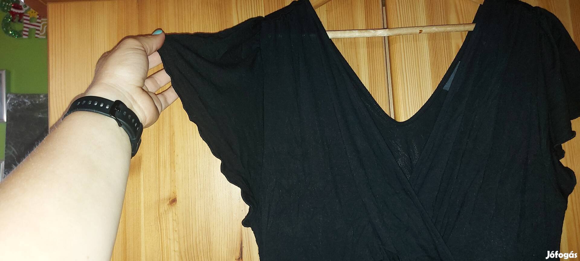 Fekete C&A Yessica ruha L XL 44 46