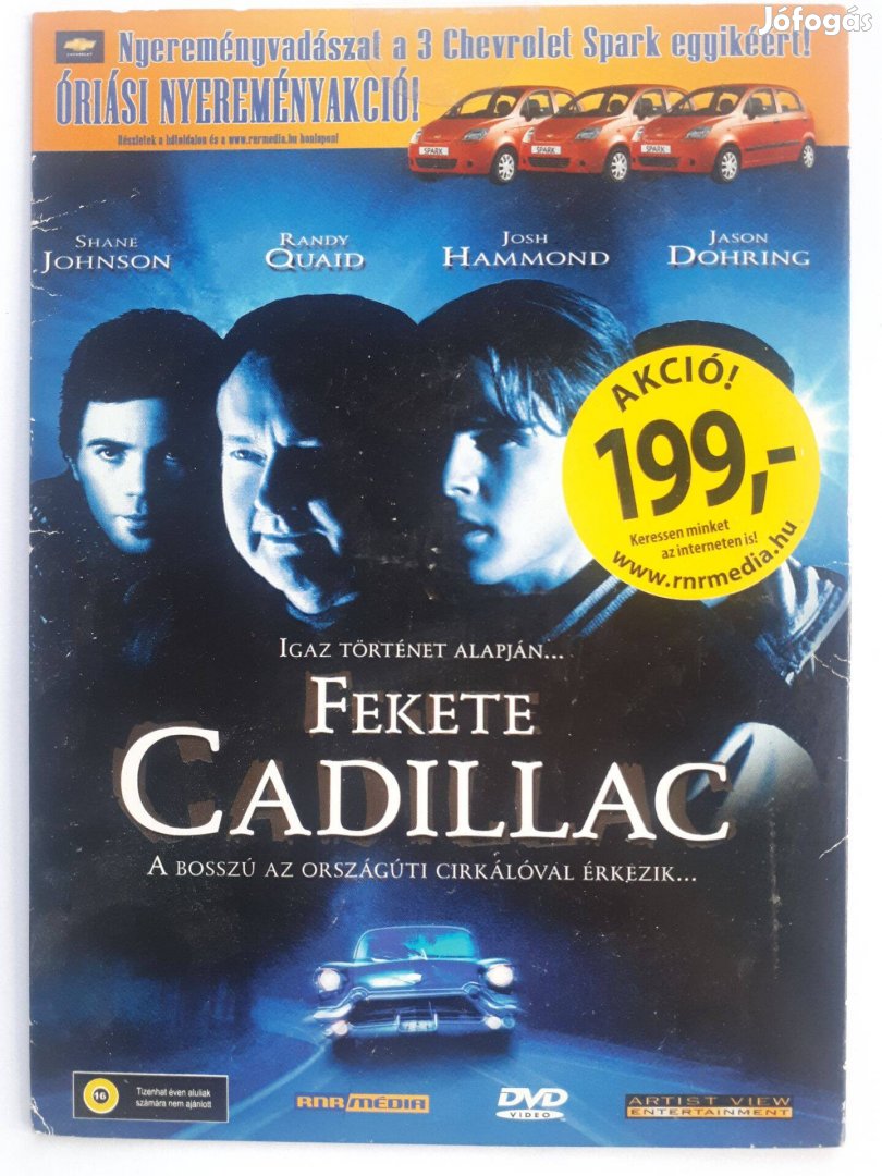 Fekete Cadillac DVD (papírtokos) posta 255 Ft