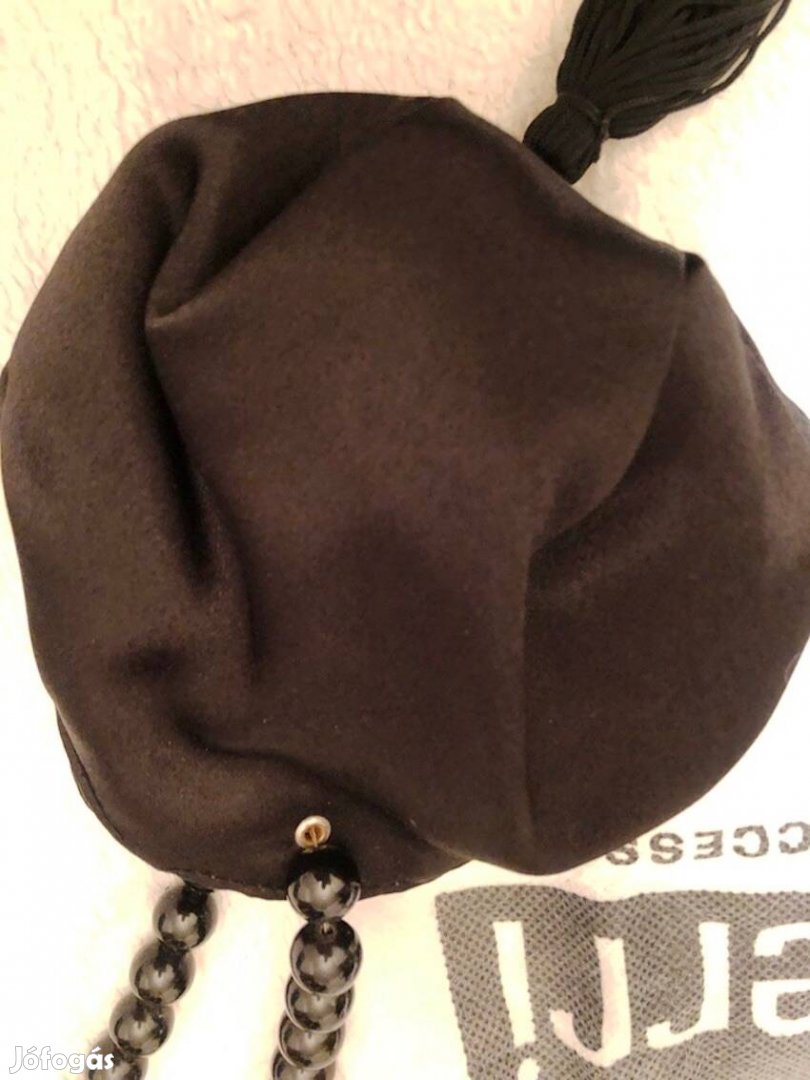 Fekete Eferri selyem táska