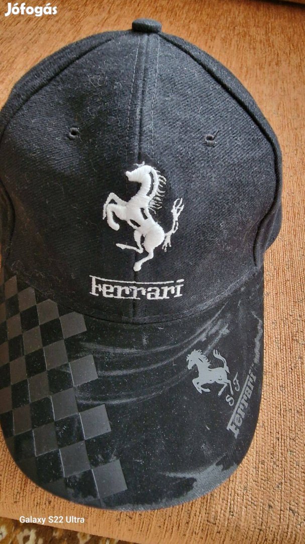 Fekete Ferrari baseball sapka!!