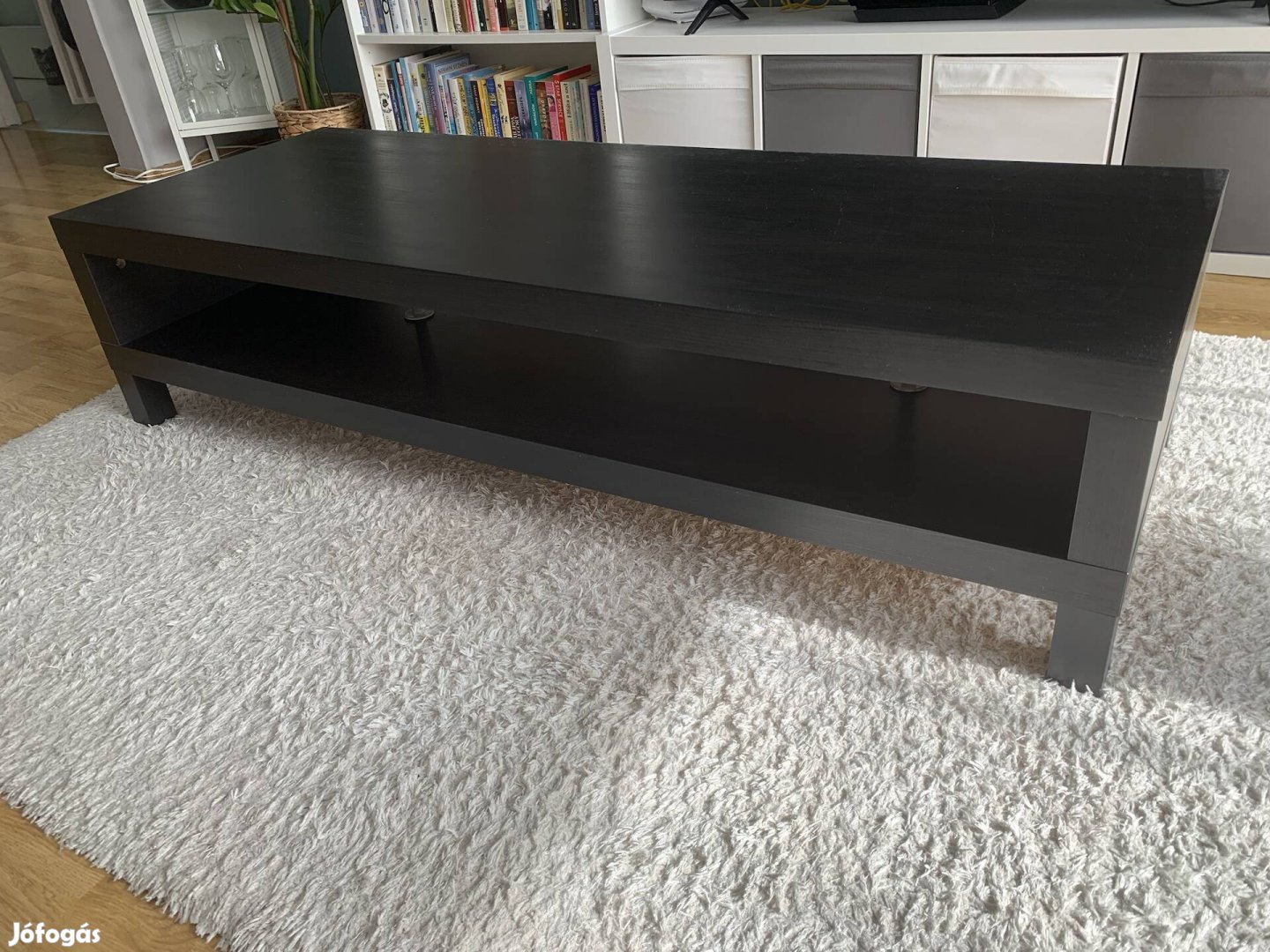 Fekete IKEA TV állvány/dohányzóasztal