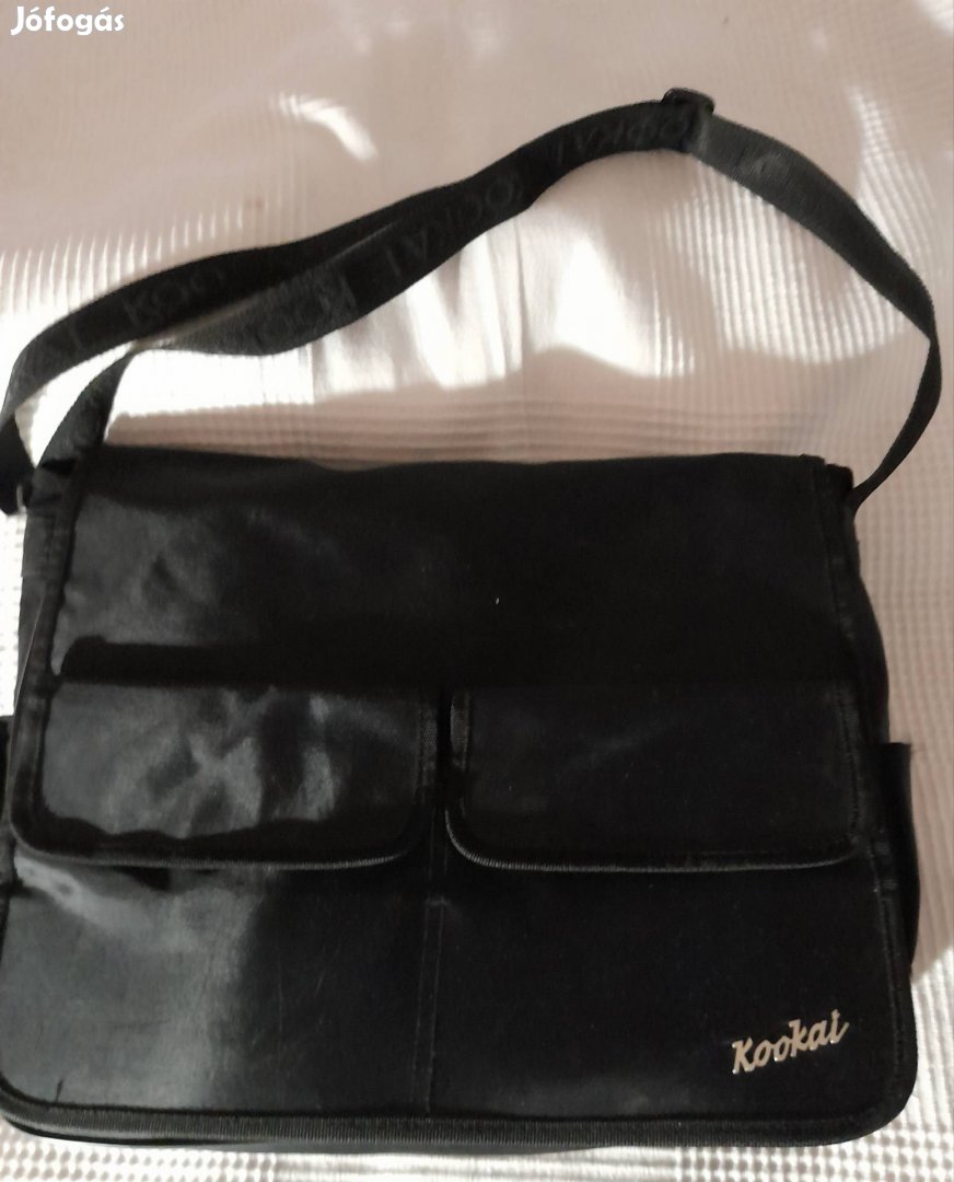 Fekete Kookai  válltáska, laptop táska 