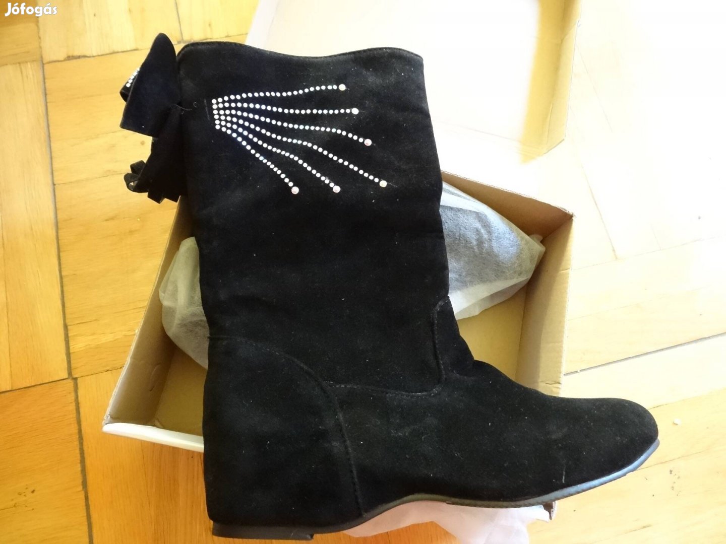 Fekete Női Csizma Uj Töredék Áron! Nöi Velurcsizma 41-es