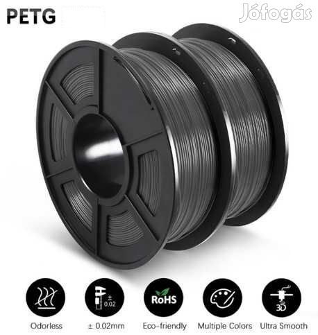 Fekete PETG Filament 1Kg  (4023)