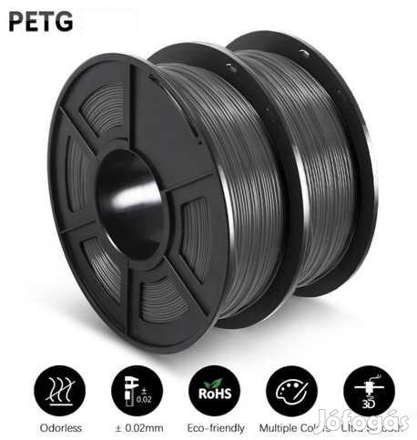 Fekete PETG Filament 1Kg  (4023)