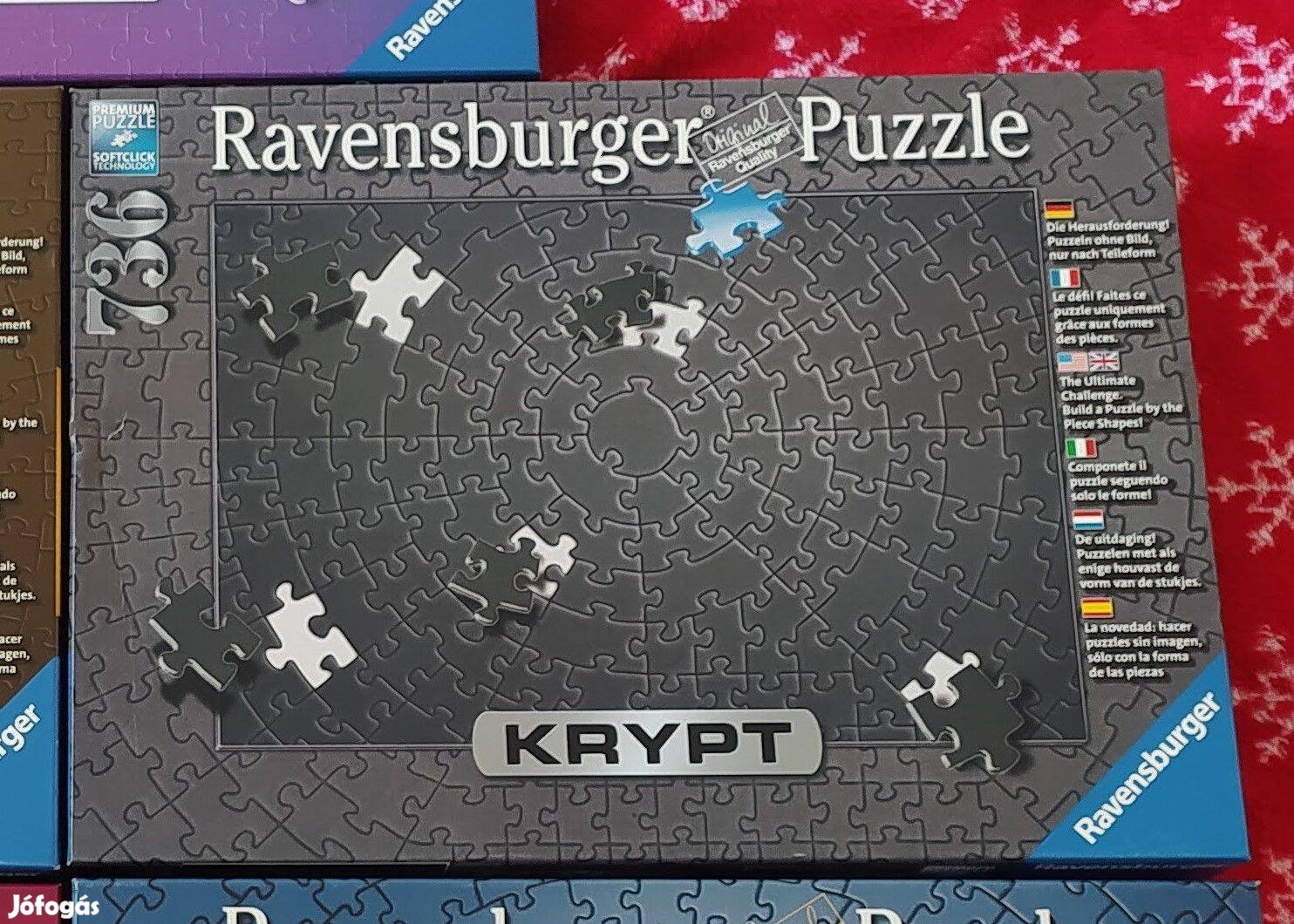 Fekete Ravensburger Krypt puzzle