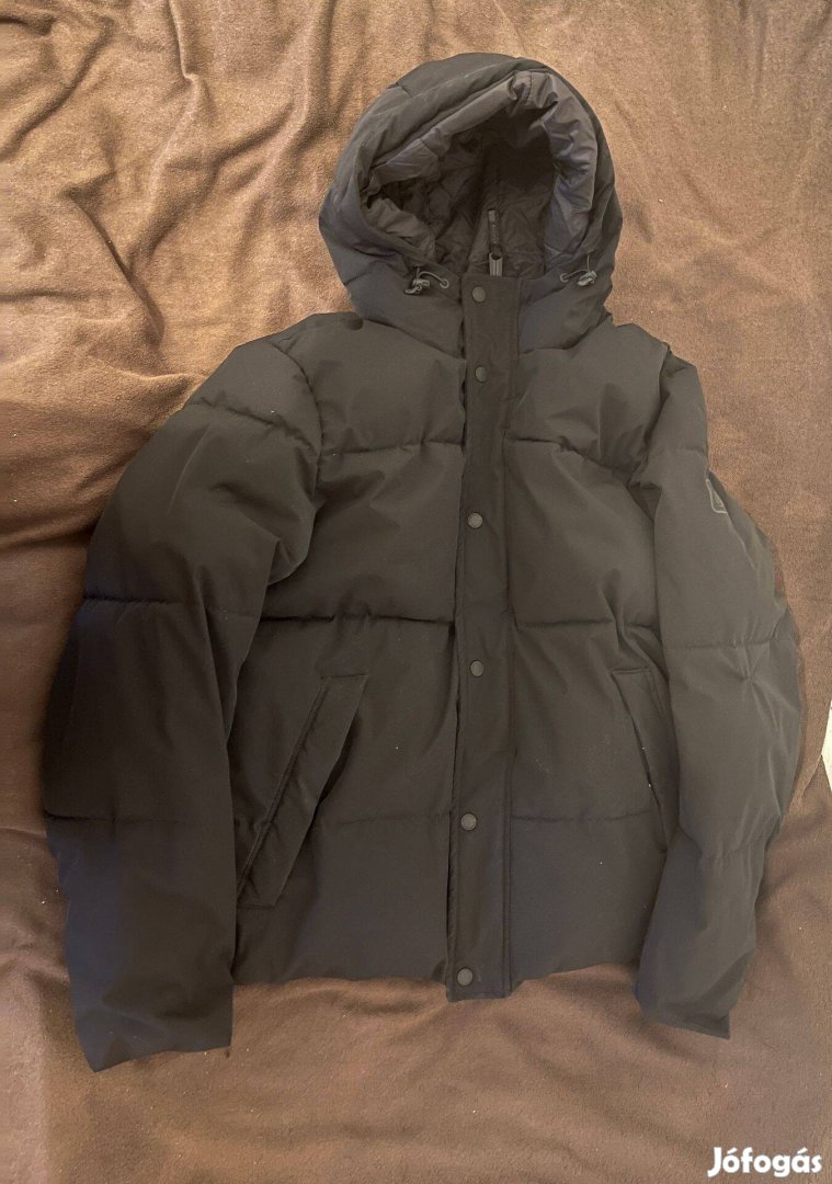 Fekete Springfield Férfi Kabát