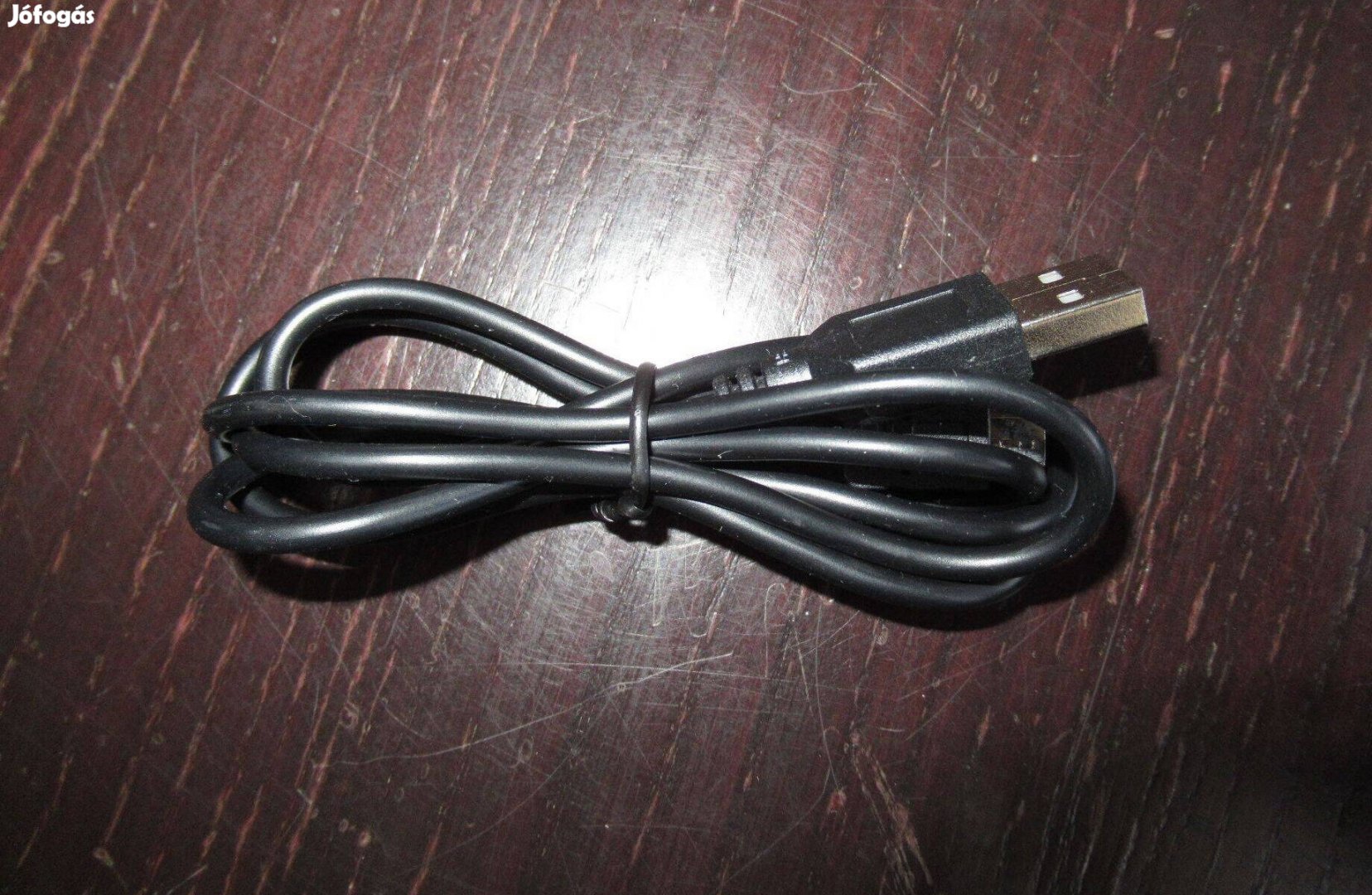Fekete USB micro adatkábel 103cm