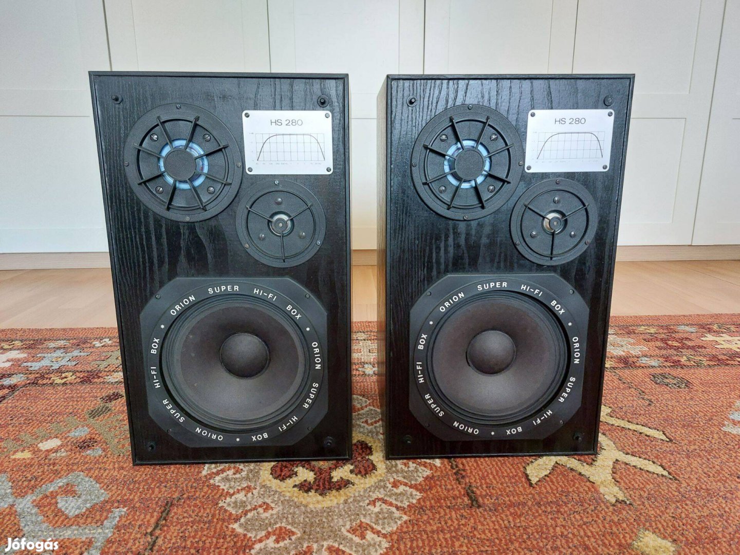 Fekete, gyűjtői Orion HS 280 hangfal pár (8 ohm)
