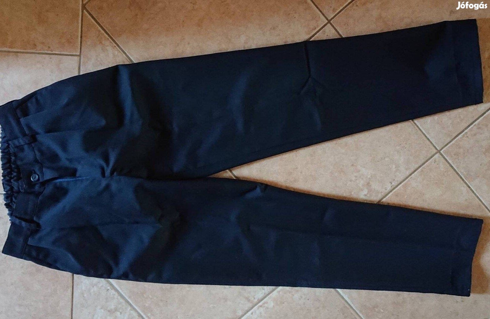 Fekete alkalmi ünneplő nadrág 152-158-as méret - mérve