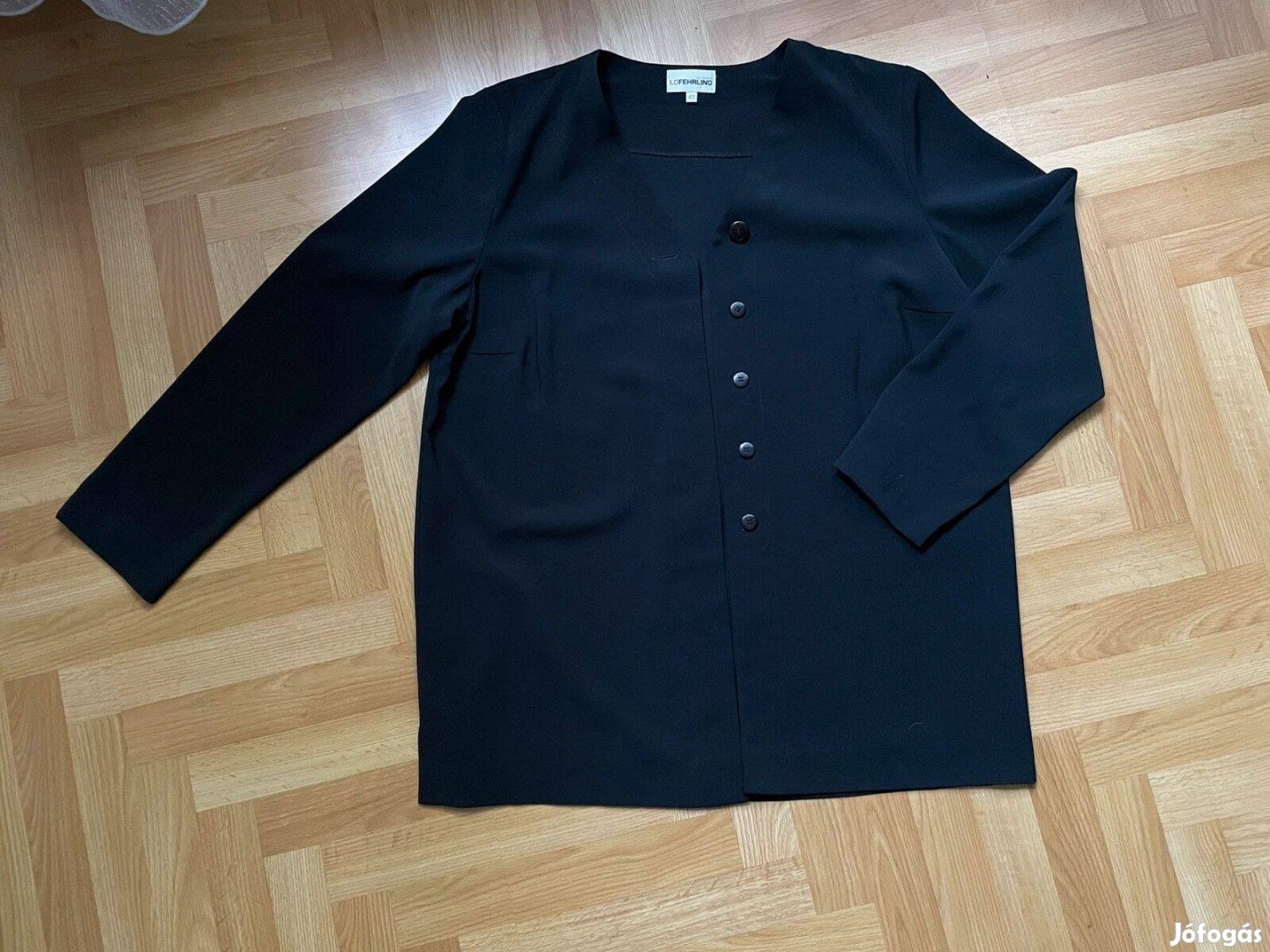 Fekete blézer kardigán black blazer cardigan