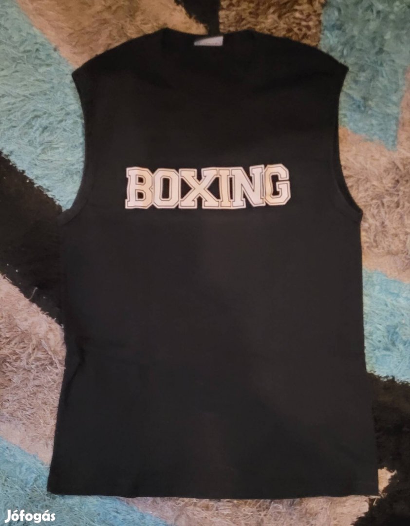 Fekete boxing atléta 