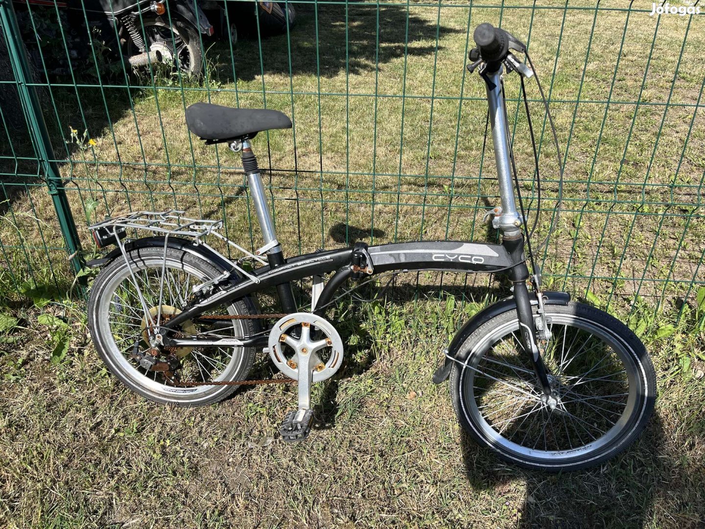 Fekete cyco alumínium kemping kerékpár bicikli camping 