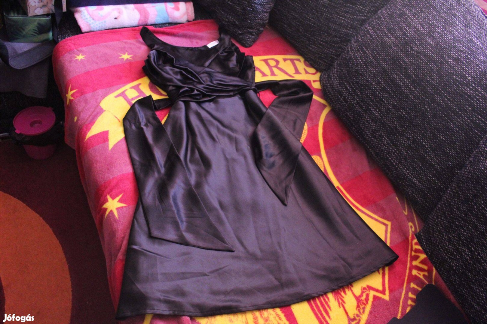 Fekete elegans Orsay ruha, 36, uj