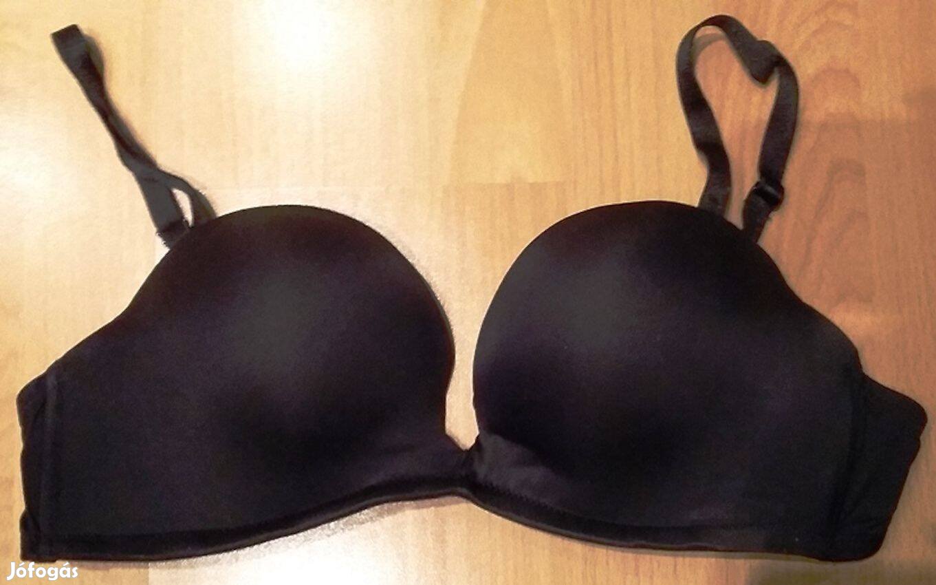 Fekete extra push-up melltartó