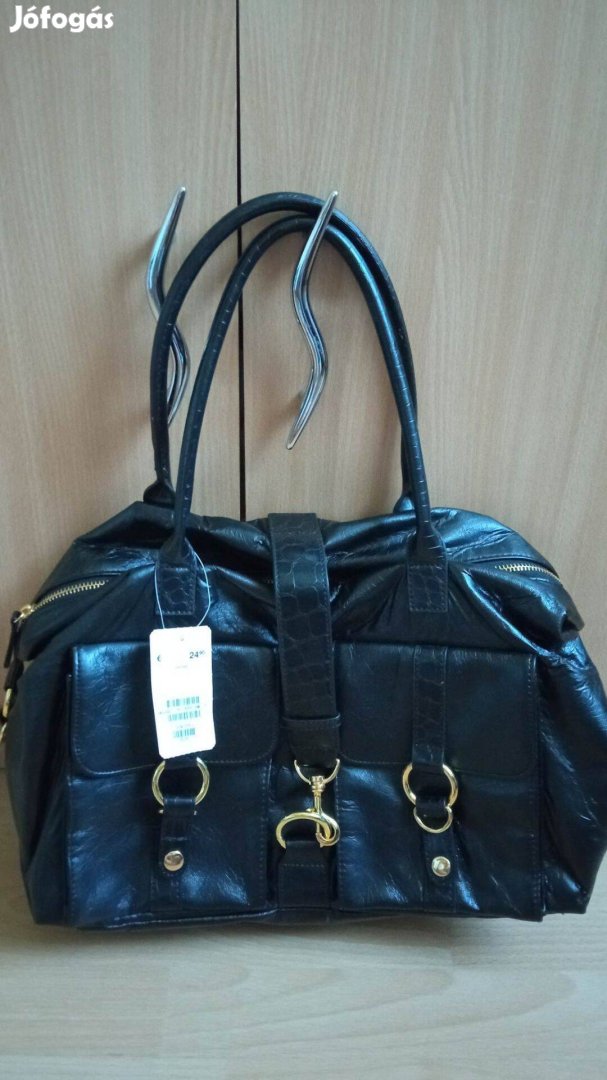 Fekete női kézi táska új H&M címkés 1500 Ft