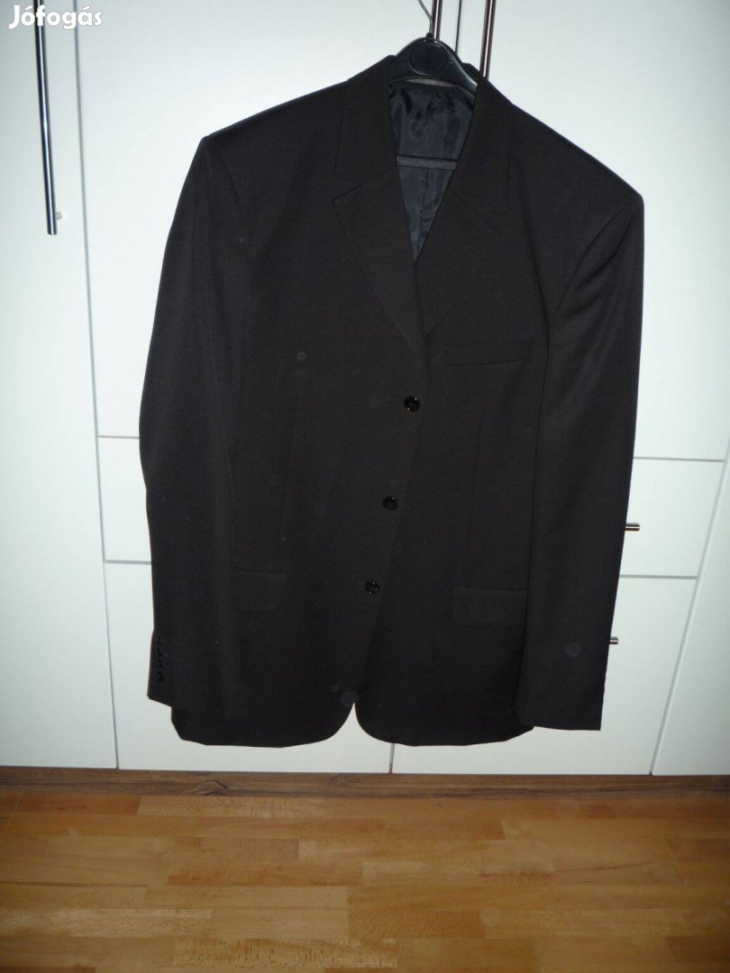 Fekete öltöny, zakó nadrág 110 méretben