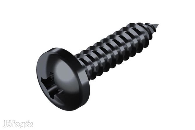 Fekete önmetsző csavar 2,9 x 9,5 mm 1 db