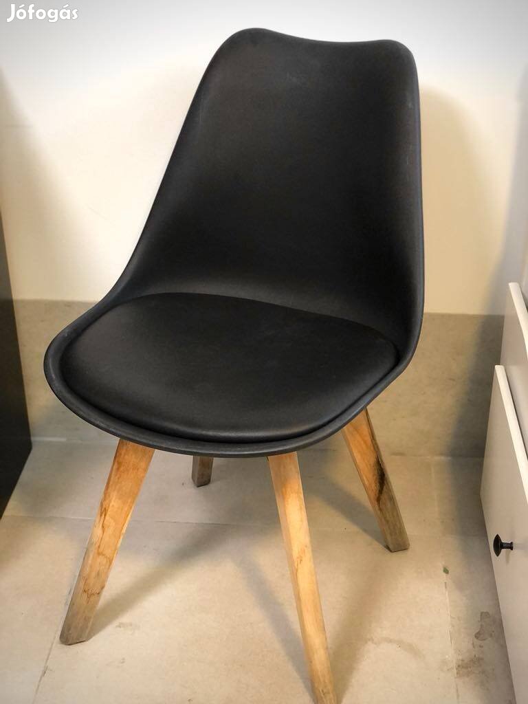 Fekete szék, étkezőszék, irodaiszék