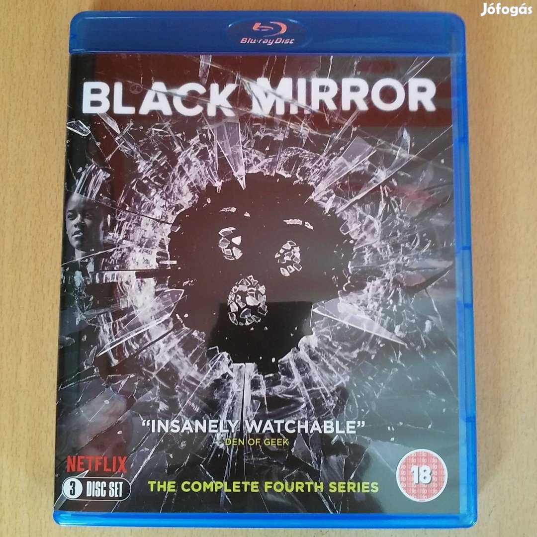 Fekete tükör (Black mirror) 4. évad angol kiadású blu-ray