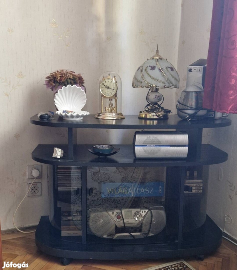 Fekete tv állvány