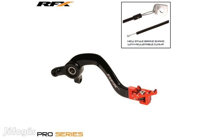 Fékezől RFX Pro összecsukható fekete / narancs KTM SX 65