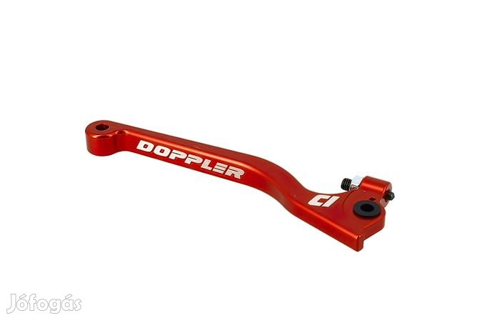 Fékkar Doppler CNC piros Aprilia / Beta / Derbi / Peugeot / Sherco