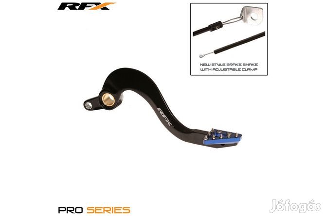 Fékkar RFX Pro standard kemény eloxált fekete / kék Yamaha YZF / WRF 4