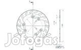 Féktárcsa elöl 220mm NG Brake Disc Rieju MRT