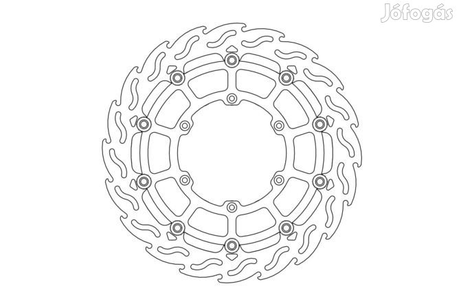 Féktárcsa úszó Moto Master Flame Supermoto 320mm DR-Z 400