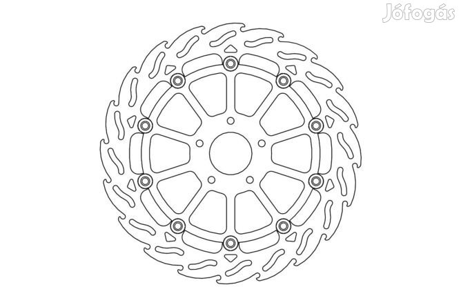 Féktárcsa úszó Moto Master Supermoto Racing 320mm CRF 450 L