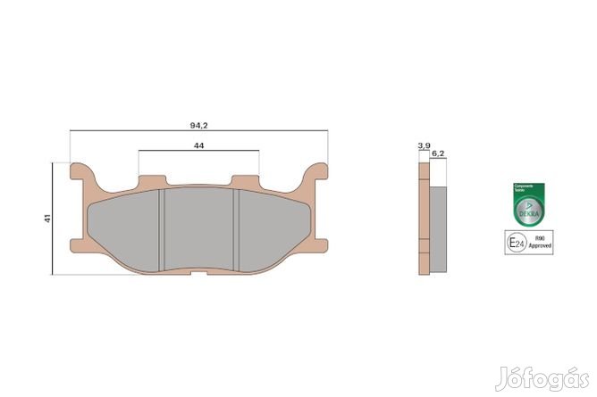 Féktárcsák Malossi MHR Synt Yamaha TMax 500 2004 - 2007